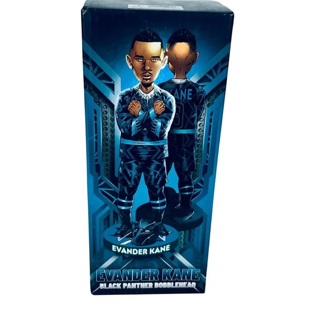 San Jose Sharks Evander Kane‎ Marvel Black Panther bobblehead SGA 2-29 SJ Bobble